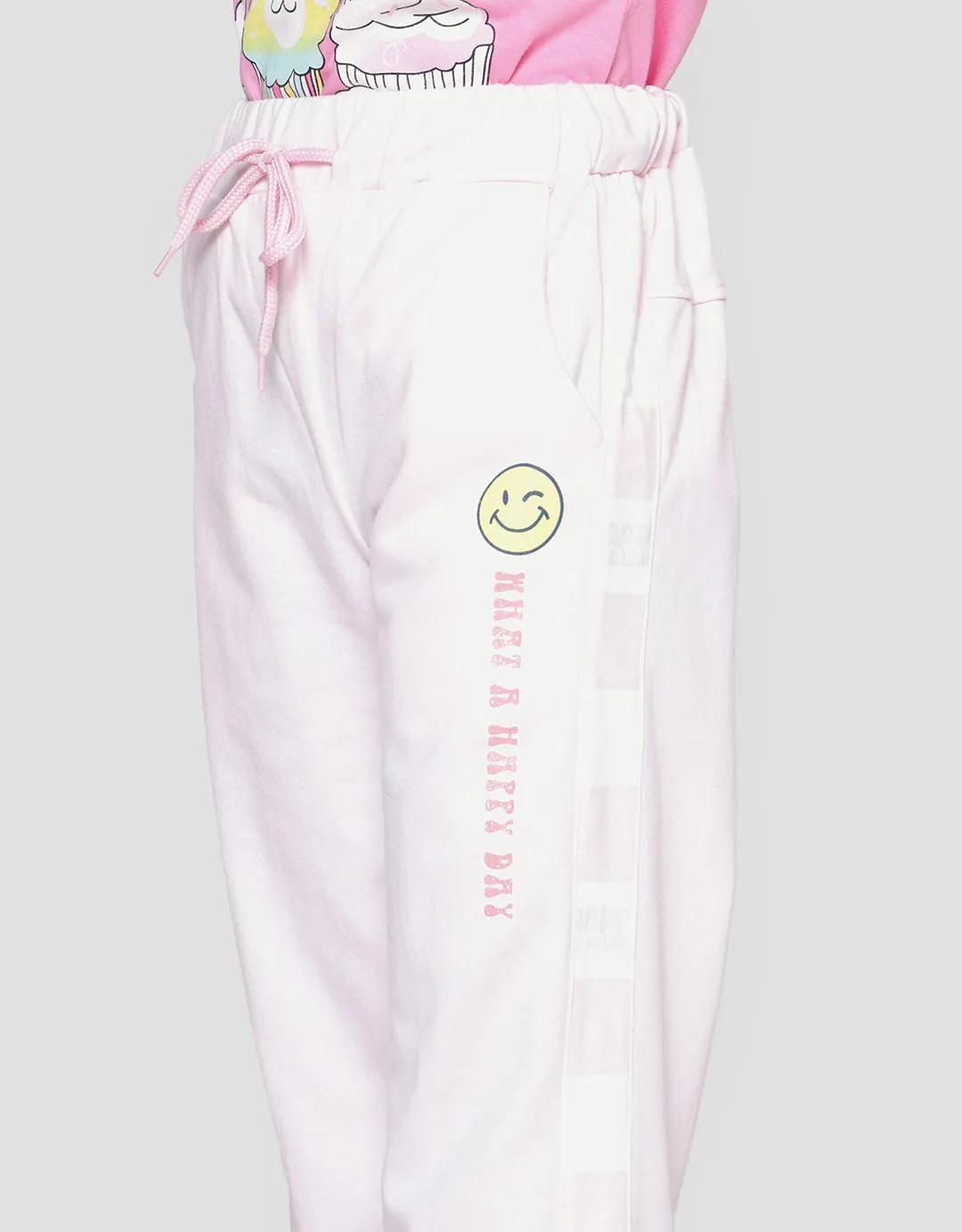 Aero Wide Leg Good Vibe Celana Panjang Anak Perempuan