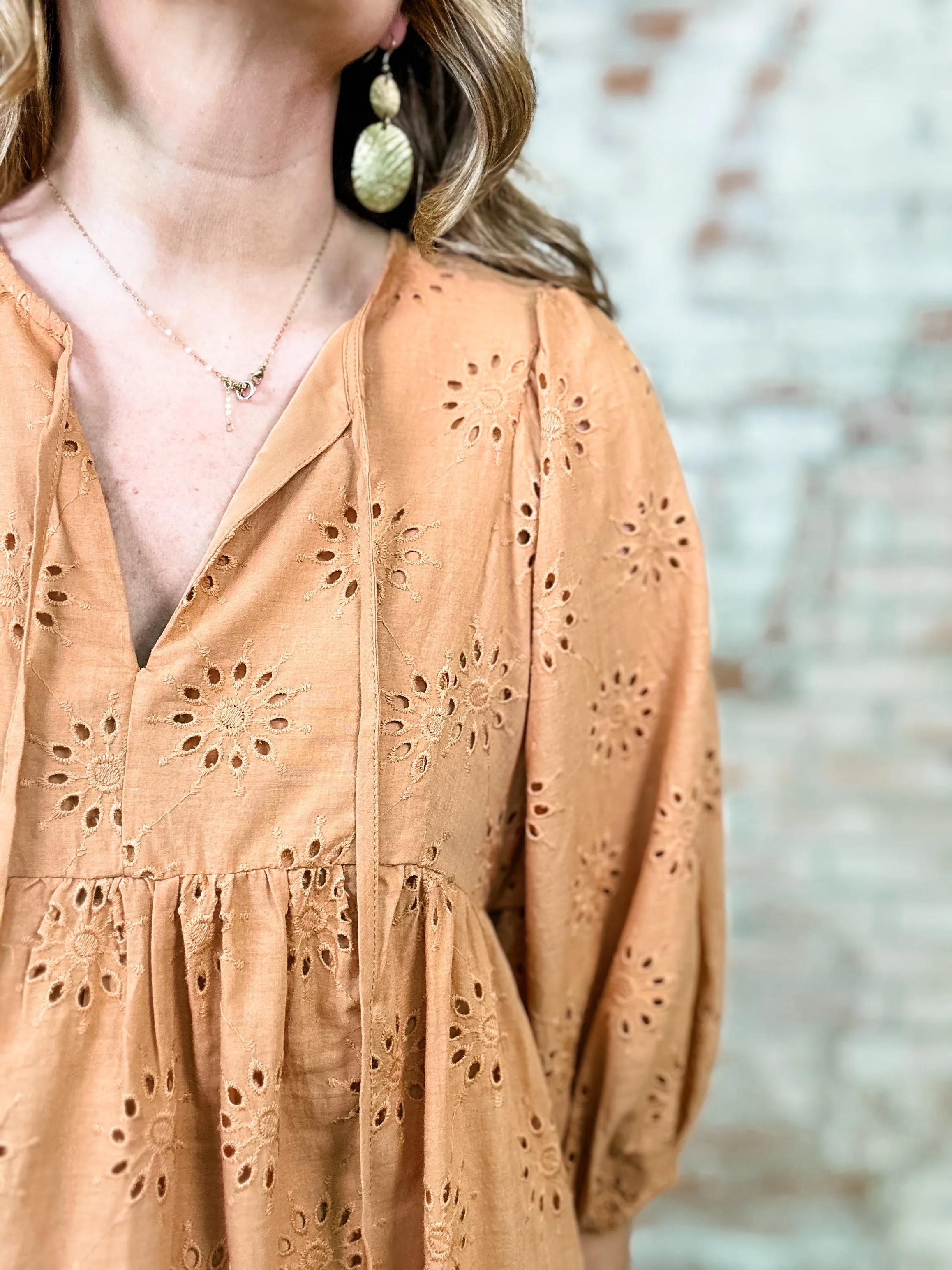 Angelina Eyelet Dress - FINAL SALE