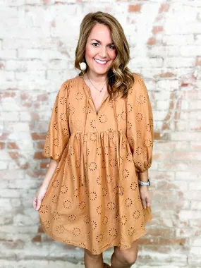 Angelina Eyelet Dress - FINAL SALE