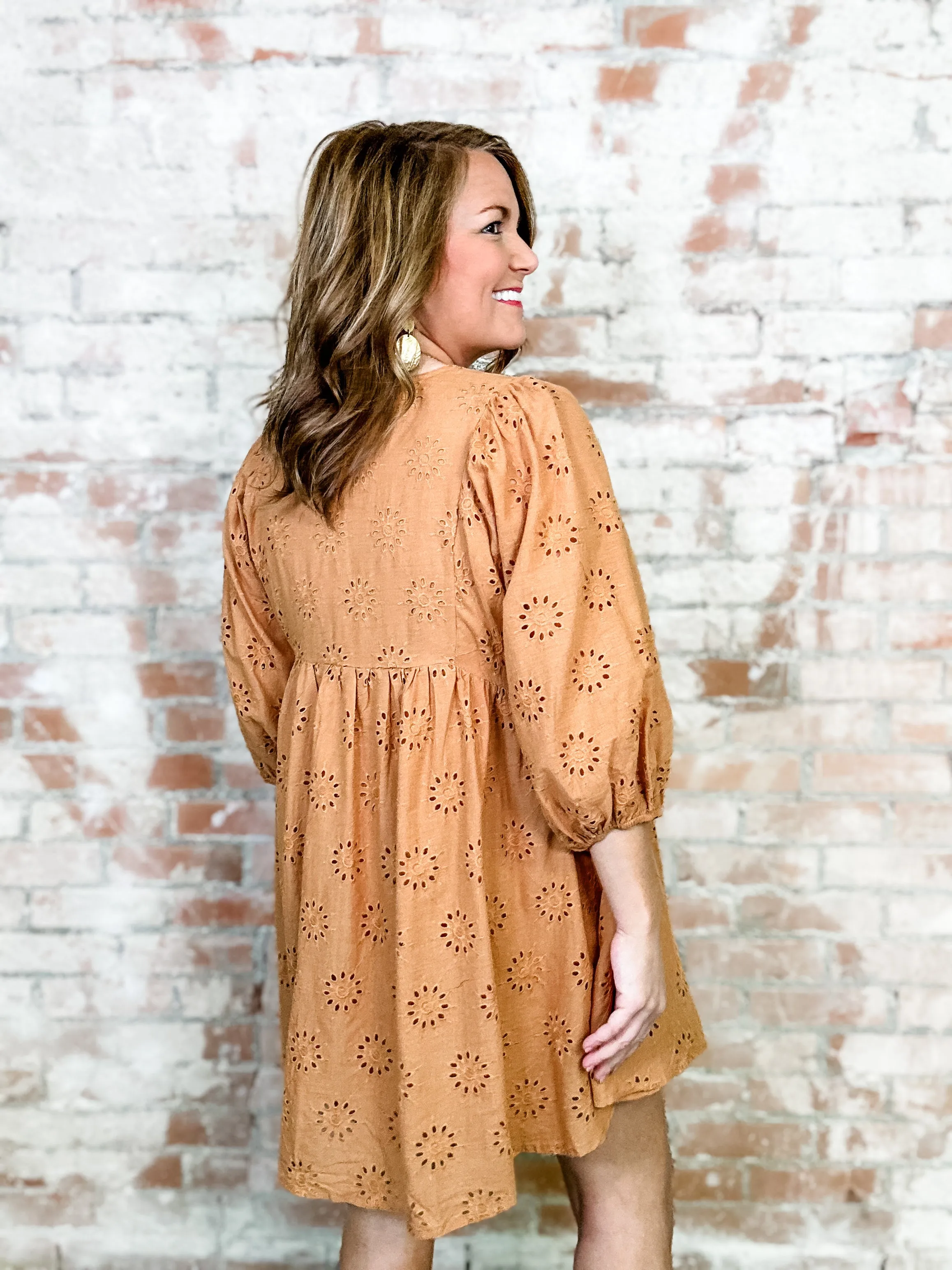 Angelina Eyelet Dress - FINAL SALE