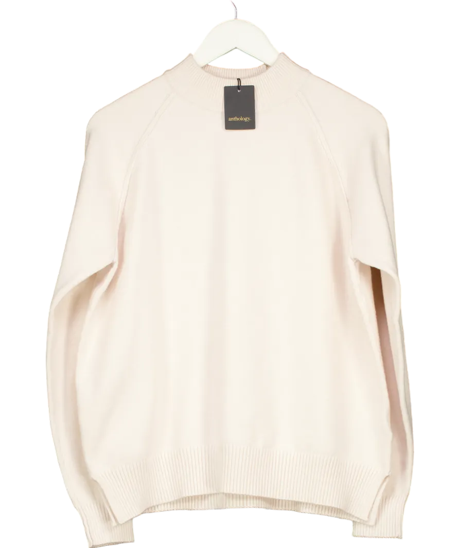 Anthology Cream Supersoft Turtleneck Jumper UK 12