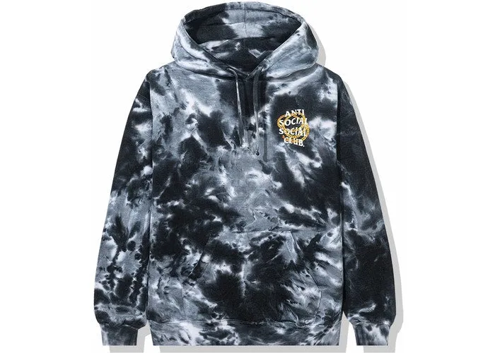 Anti Social Social Club "Good" Hoodie Black Tie Dye