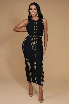 Babe on Fire Bandage Maxi Dress