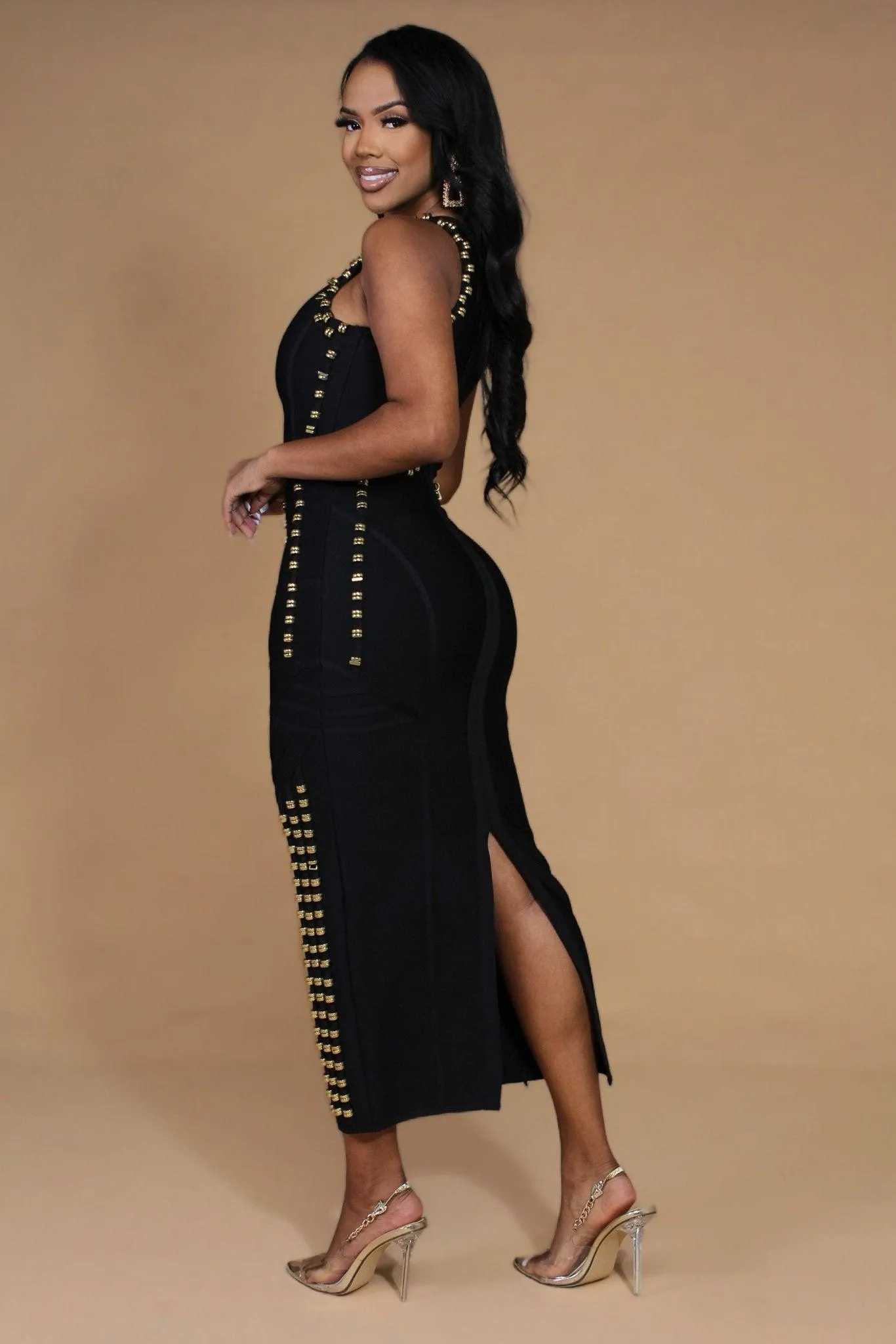 Babe on Fire Bandage Maxi Dress