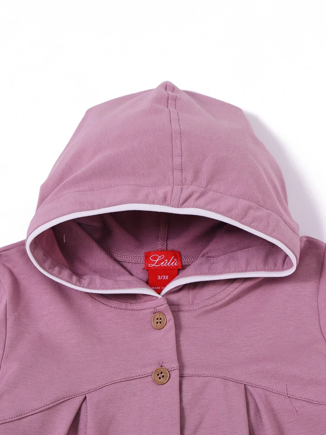 Baby Hood Overall - Lavender