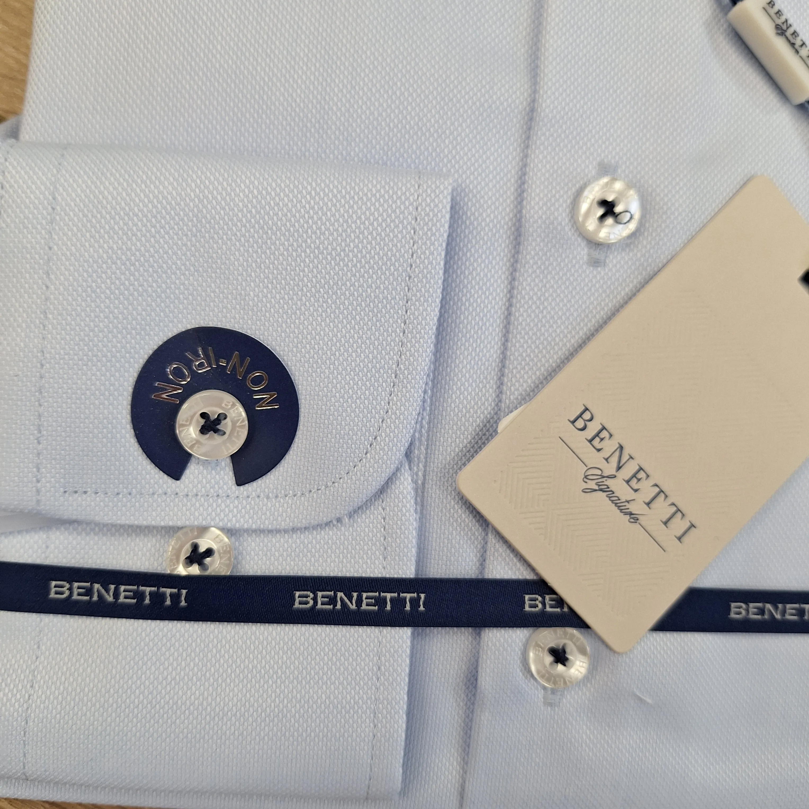 Benetti Brad Shirt Tapered Fit - Sky Blue