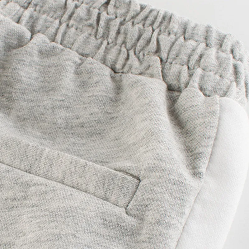 Boys Contrasting Cotton Sweatpants