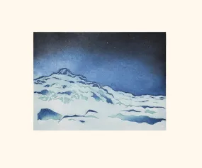 Cape Dorset 2020 Print, Silaqituq (Bright Evening), Nicotye Samayualie