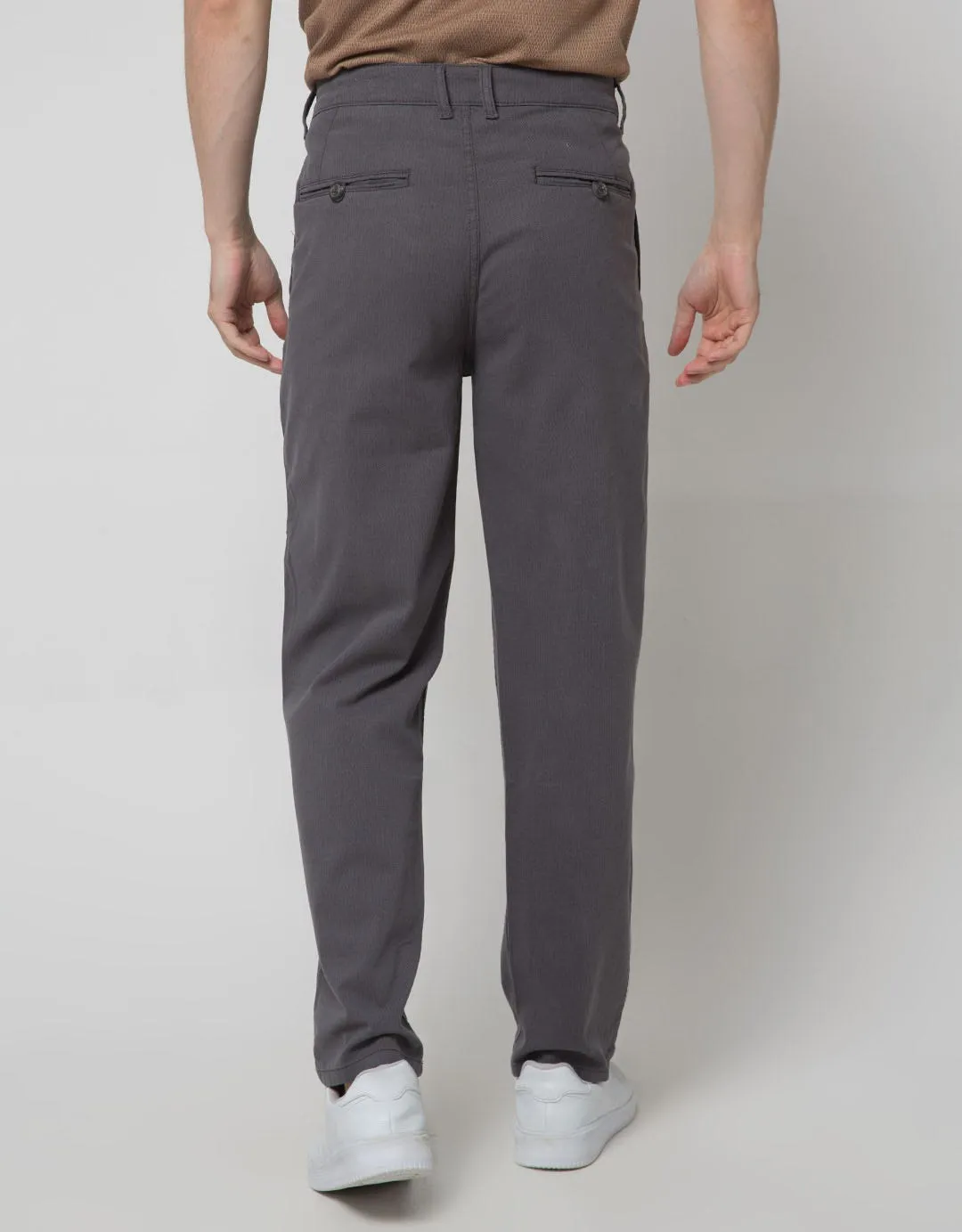 Cole Woven Print Celana Chinos Pria