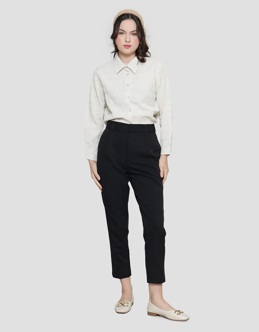 Connexion Basic Lower Waistband Celana Panjang Wanita