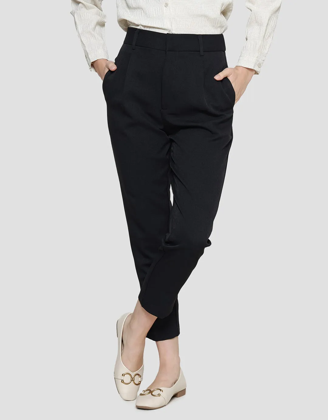 Connexion Basic Lower Waistband Celana Panjang Wanita