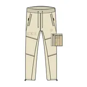 Cookies Paratrooper Fleece Sweatpants with Cargo Pocket and Bunjee Cord at Leg Opening