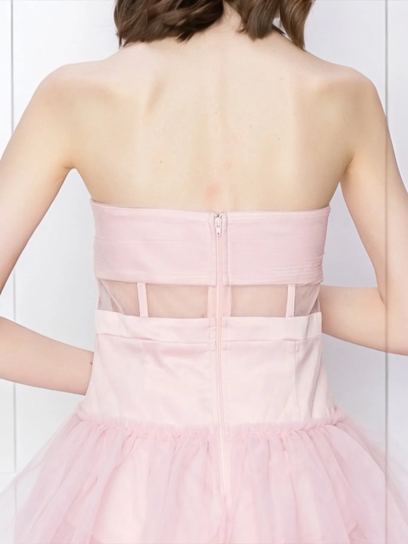 Cynthia Tiered Ruffle Tulle Dress