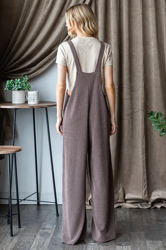 Dance Away Ribbed Overall Jumper