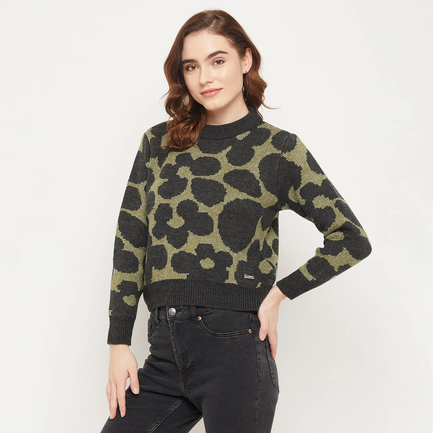 Duke Stardust Women Self Design Pullover (SDS1022)