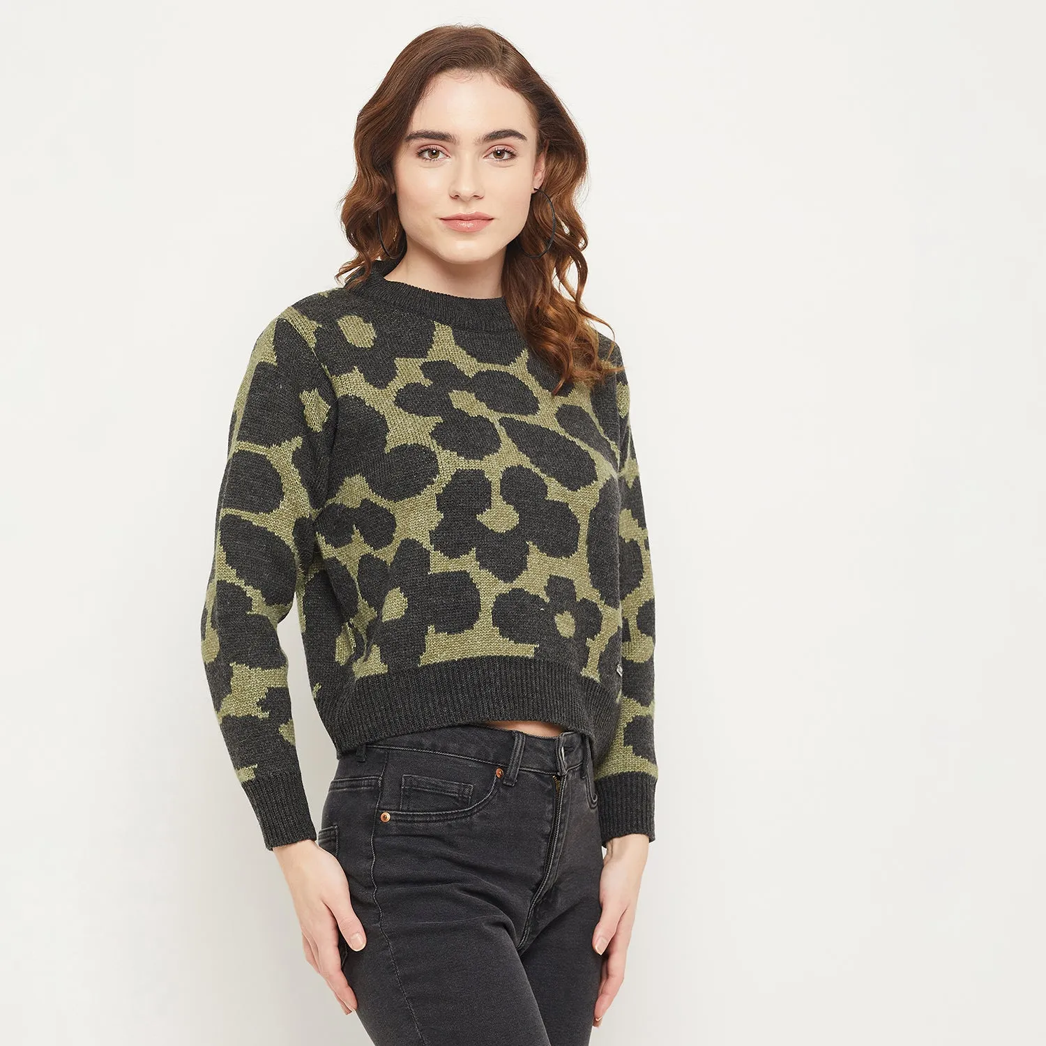 Duke Stardust Women Self Design Pullover (SDS1022)