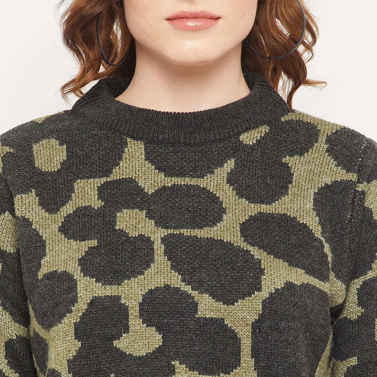 Duke Stardust Women Self Design Pullover (SDS1022)