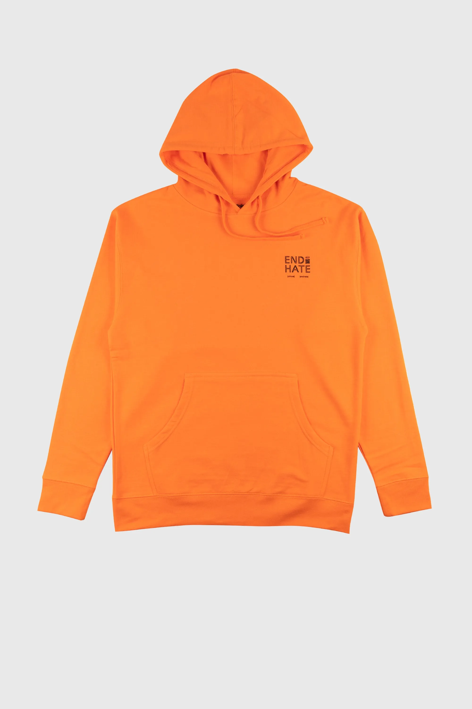 End Hate - Take Action Hooded Sweatshirt (Orange)