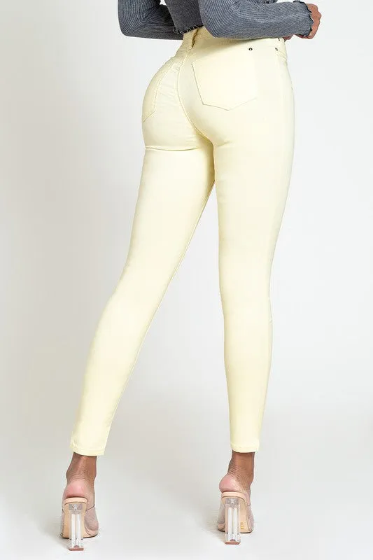 Flexible Skinny Jeans - Banana Pudding