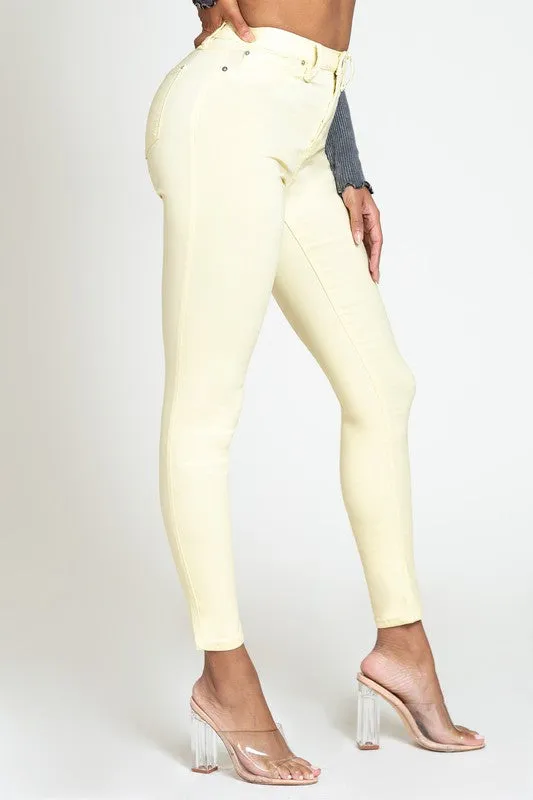 Flexible Skinny Jeans - Banana Pudding
