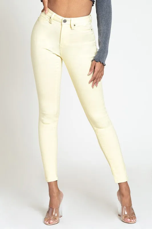 Flexible Skinny Jeans - Banana Pudding