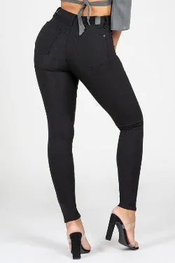 Flexible Skinny Jeans - Black Coffee