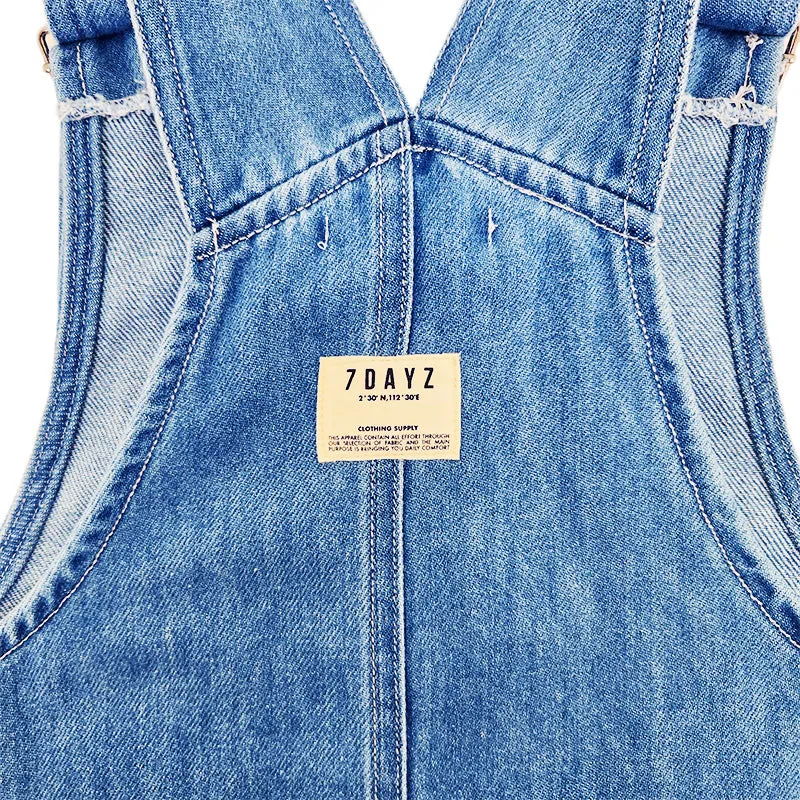 Girl Denim Dungree Dress - Blue - SG2307110B