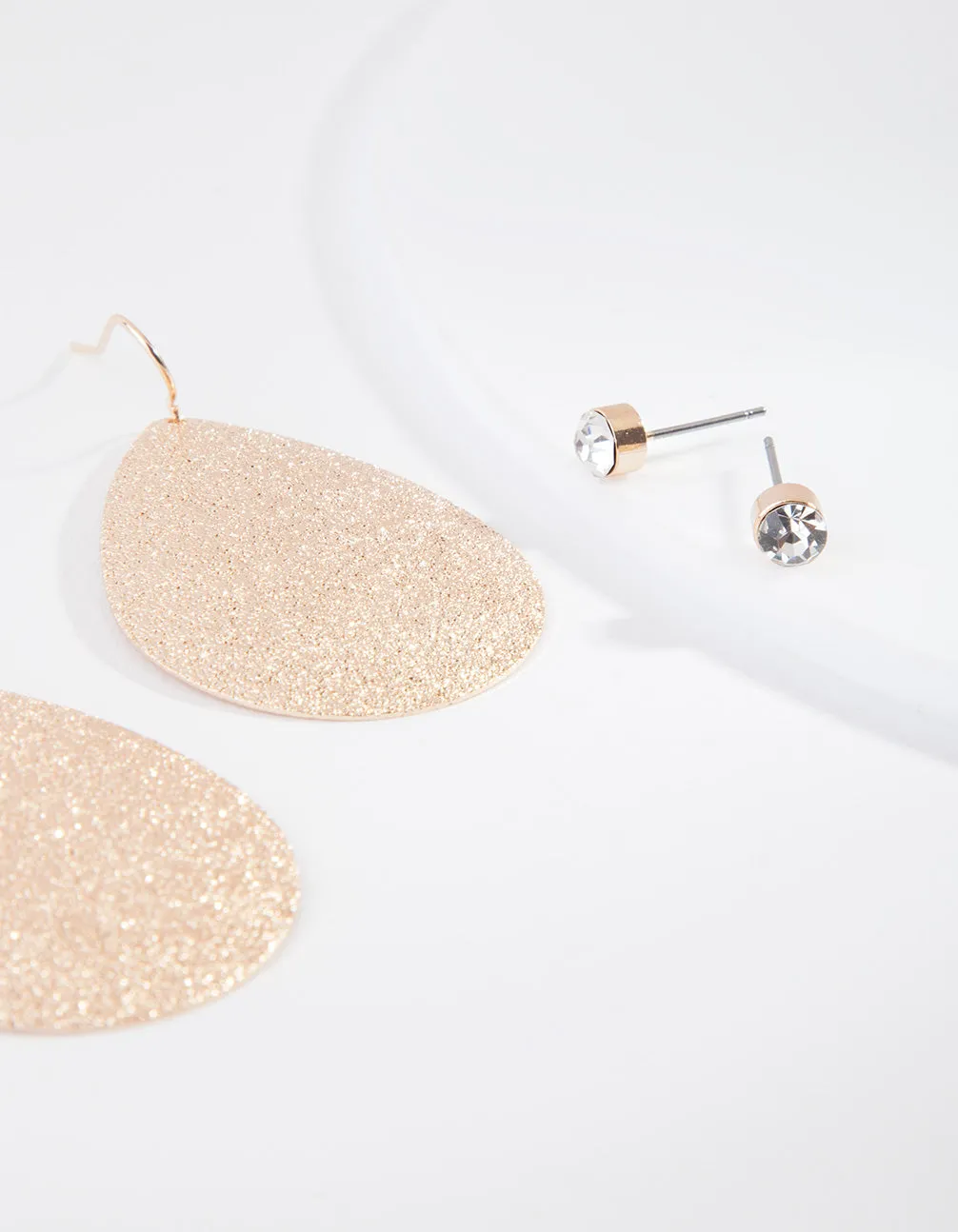 Gold Textured Earring Pack