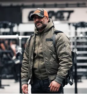 GYM BUDDY COMBAT PILOT AIR FORCE BOMBER JACKET