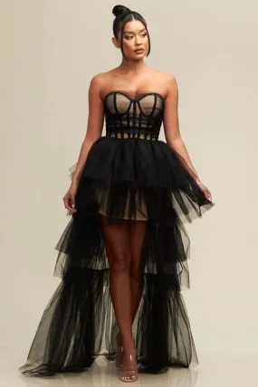 HAILEY - HI LO TULLE DRESS