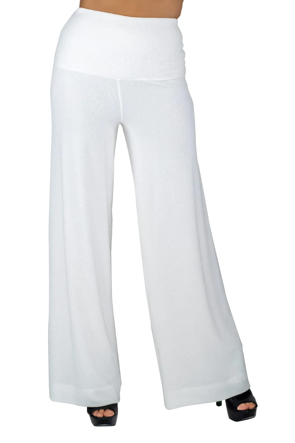 High Waist Double Layered High Fashion Pants