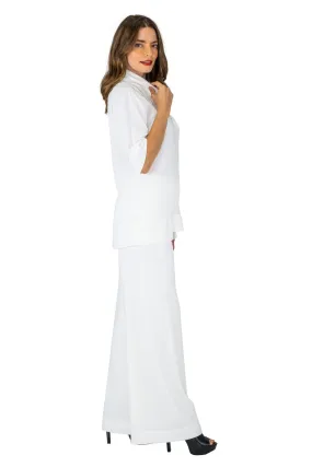 High Waist Double Layered High Fashion Pants