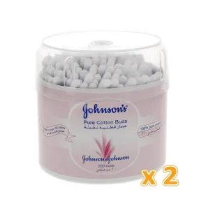 Johnson's Pure Cotton Buds (2 x 200)