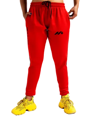 Knights' Athletic Track Pants - Rebellious Red