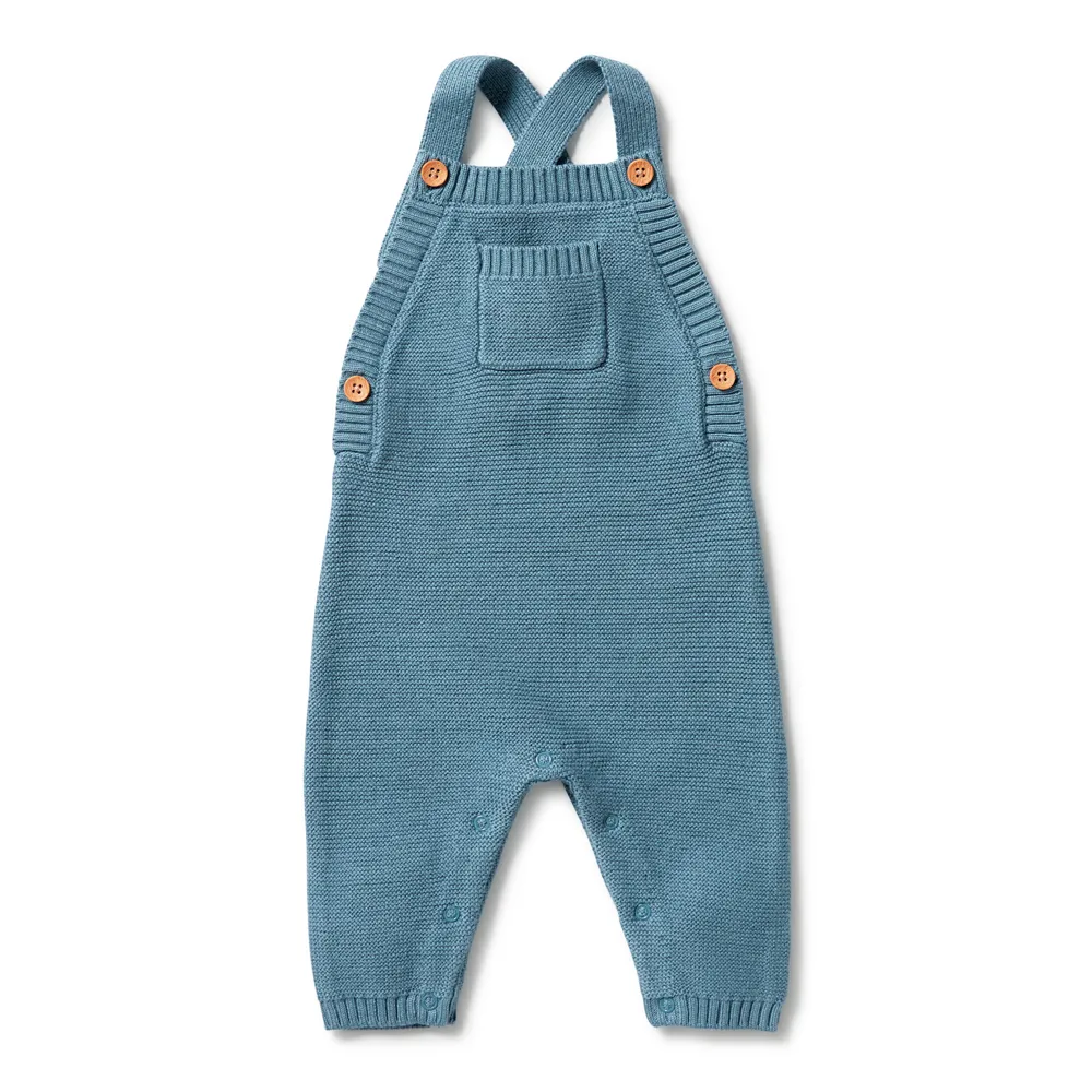 Knitted Overall Bluestone