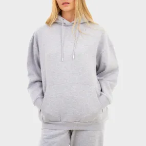 Ladies Grey Oversized Hoodie