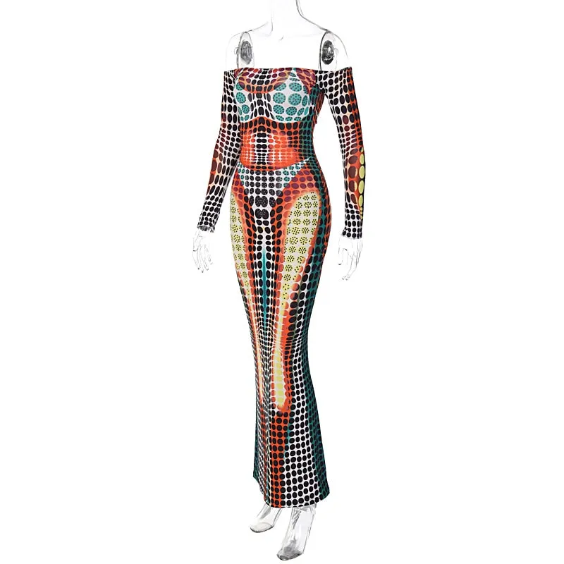 Long Sleeve Boardwalk Maxi Dress
