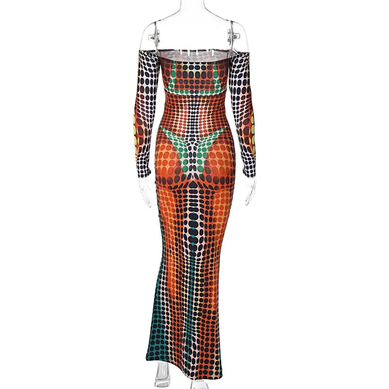 Long Sleeve Boardwalk Maxi Dress
