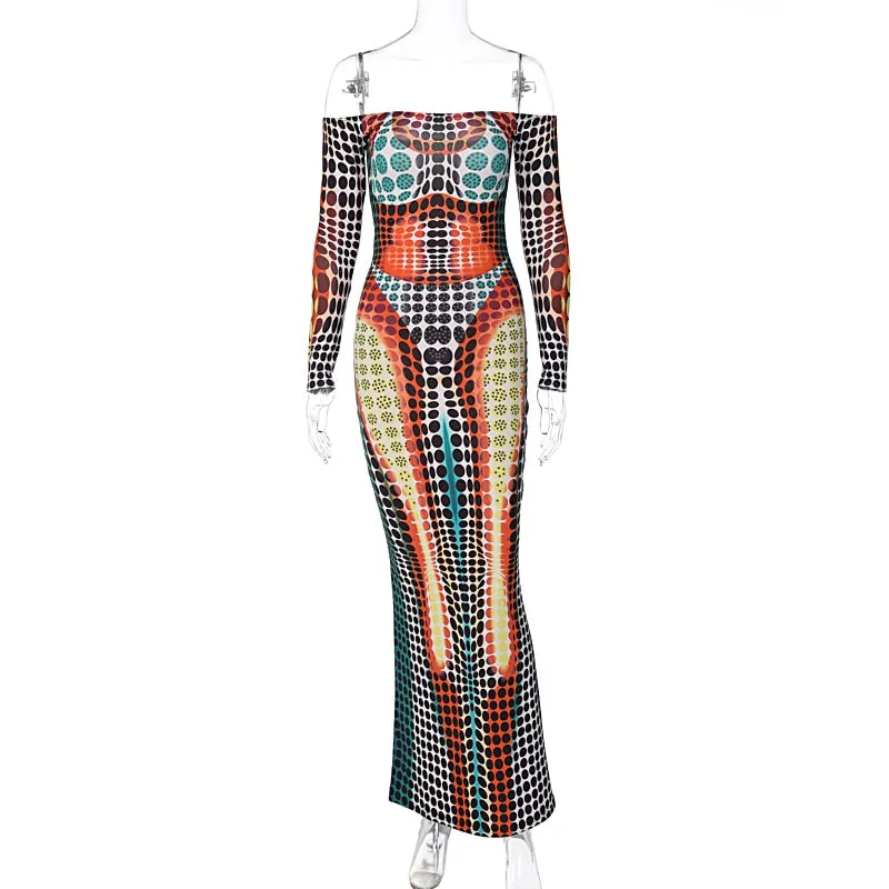 Long Sleeve Boardwalk Maxi Dress