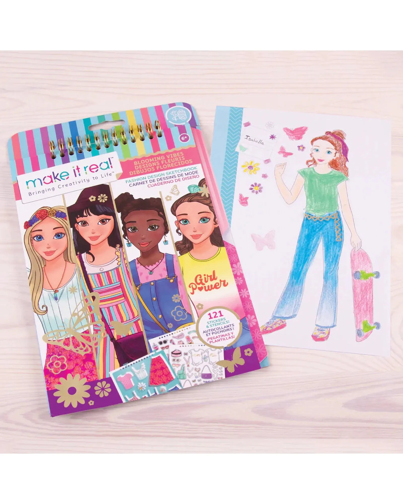 Make It Real Blooming Vibes Sketchbook