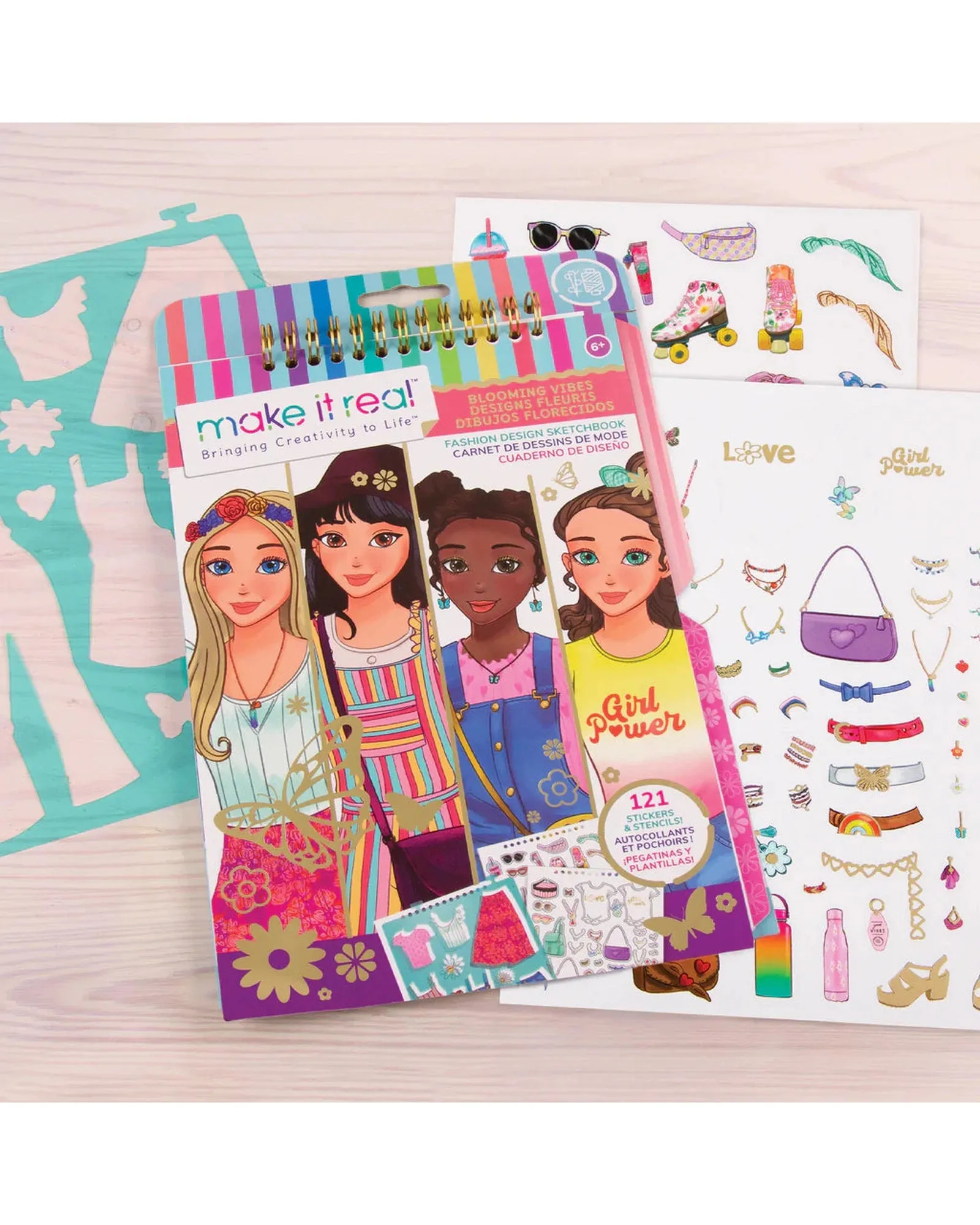 Make It Real Blooming Vibes Sketchbook