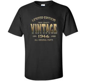 Men's 1946 T-shirt 71st Birthday Gift 71 Year Old B-day Present