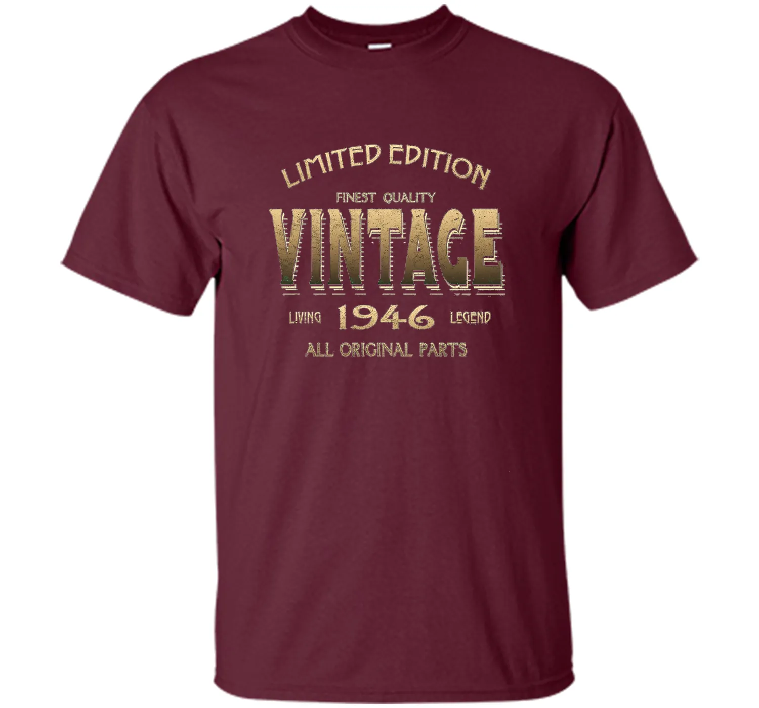 Men's 1946 T-shirt 71st Birthday Gift 71 Year Old B-day Present