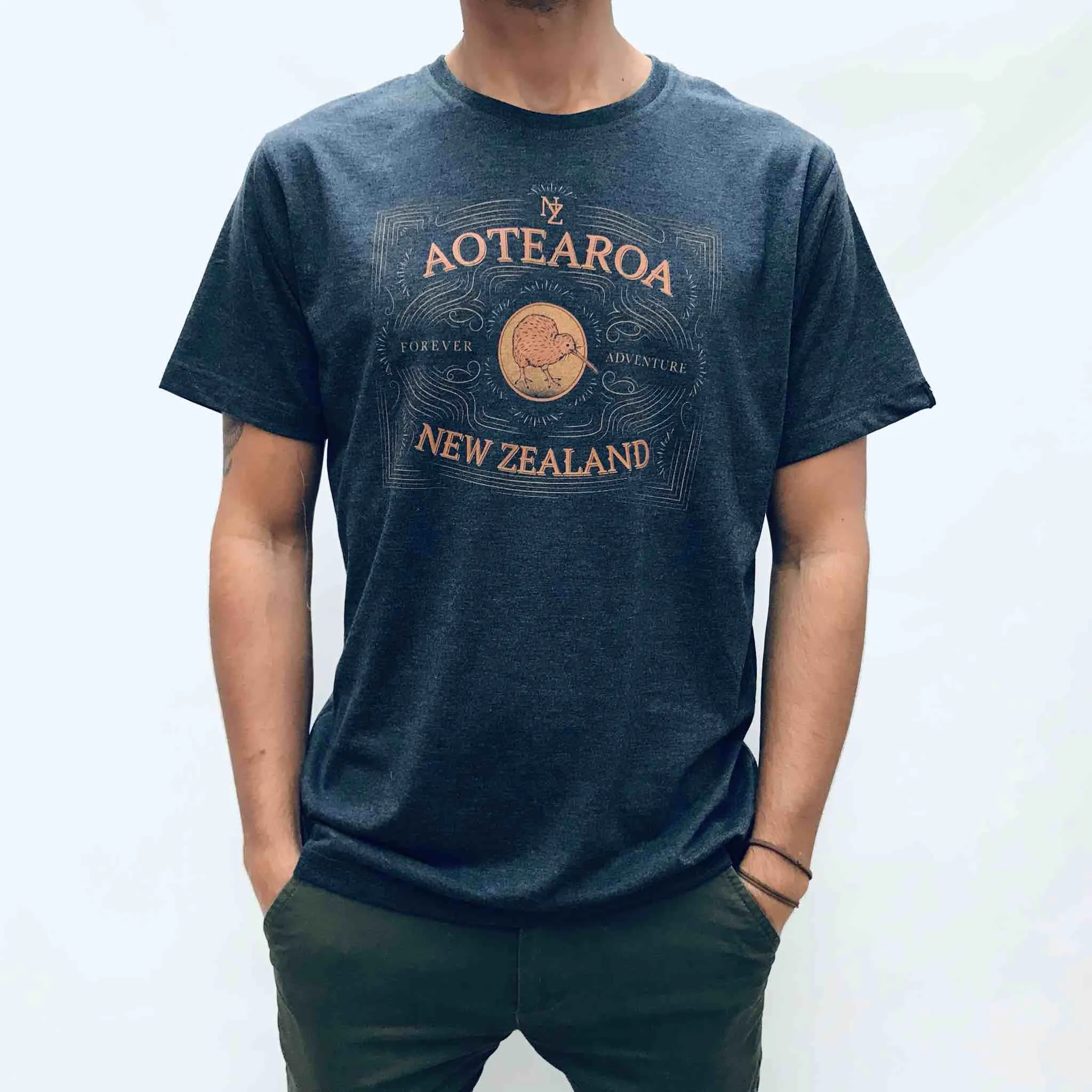 Mens New Zealand T Shirt - Forever Adventure