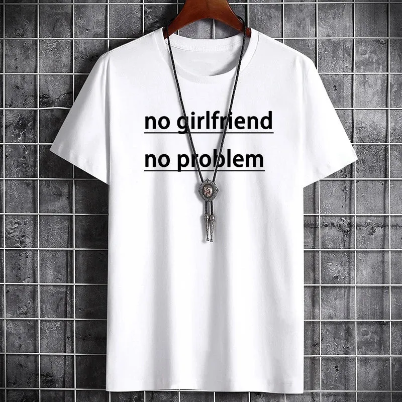 Men's Summer Cotton T-Shirt -  Casual Streetwear Sport Tee