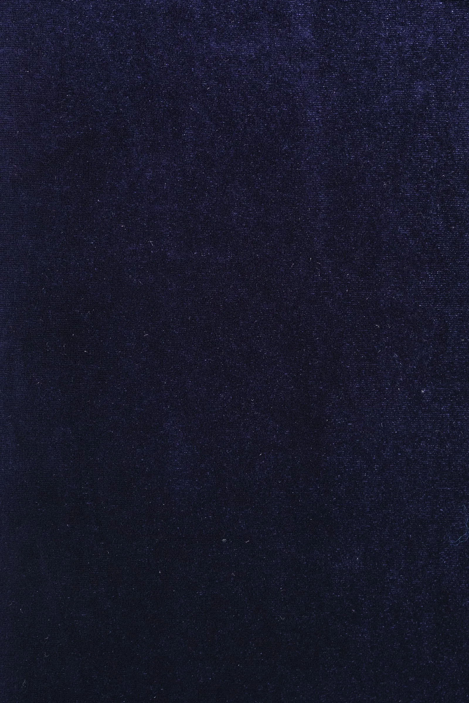 Moa Velvet V-Neck Midi Dress - Navy