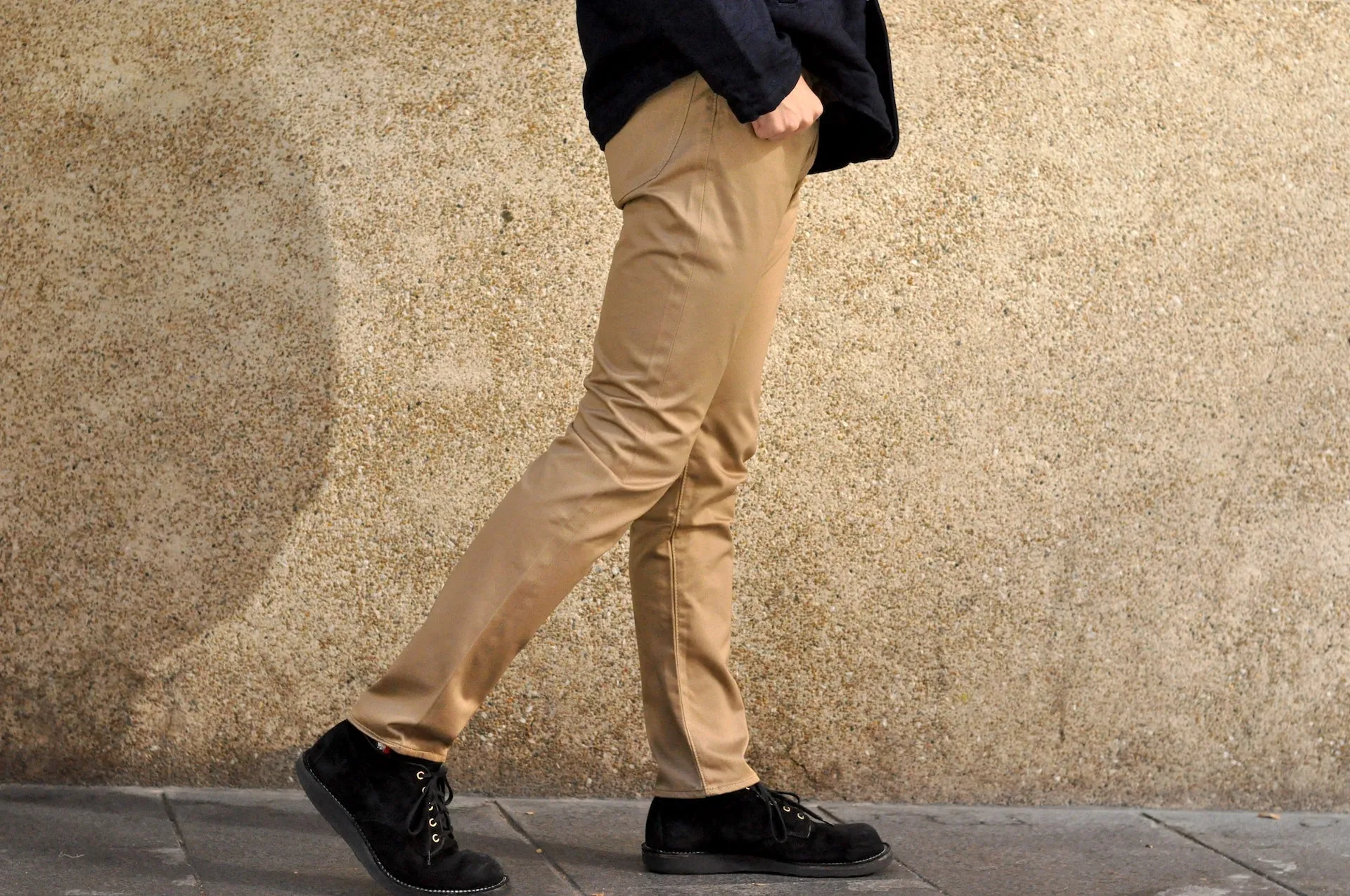 Momotaro 12.5oz Selvage Moleskin Trousers (Camel)