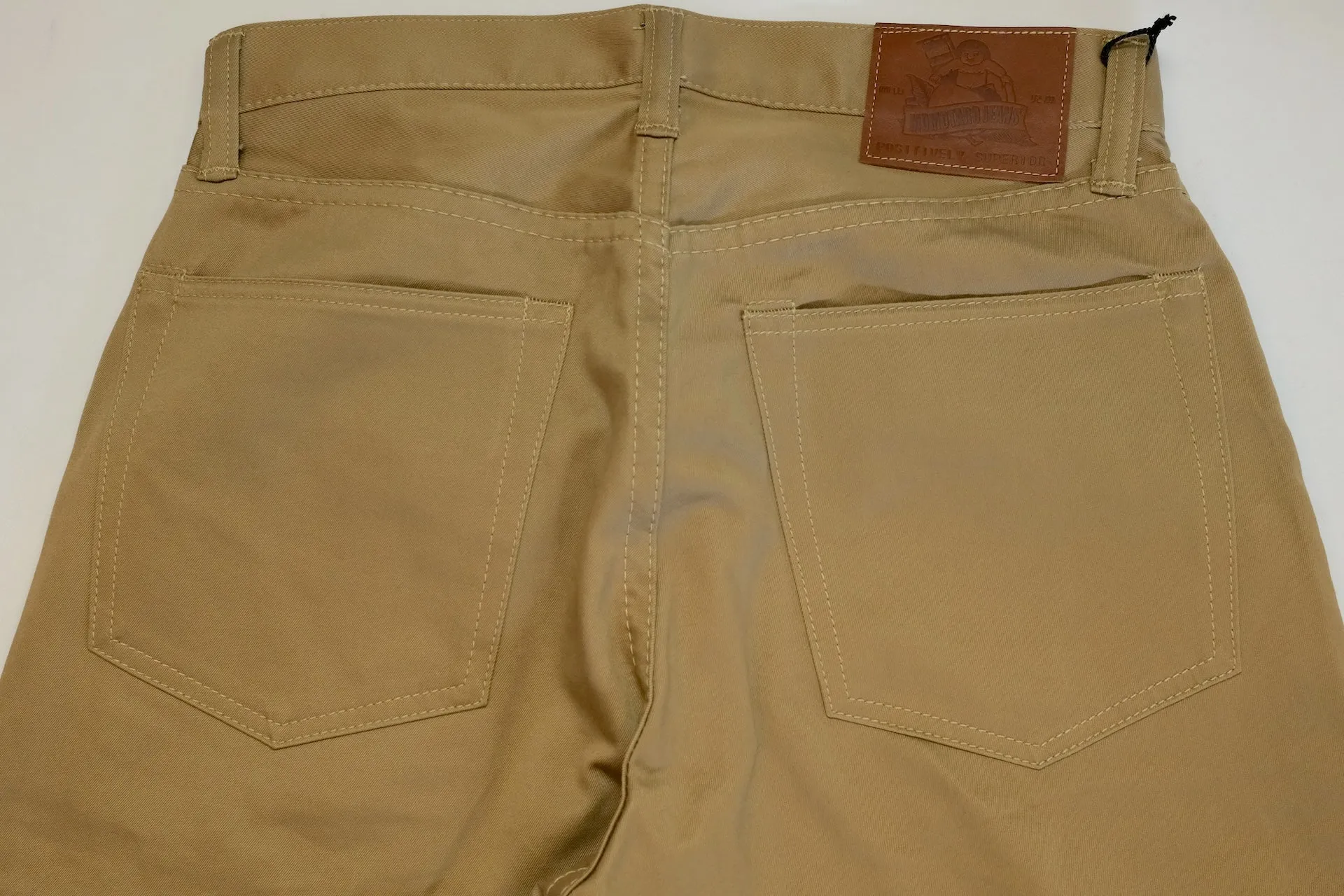 Momotaro 12.5oz Selvage Moleskin Trousers (Camel)