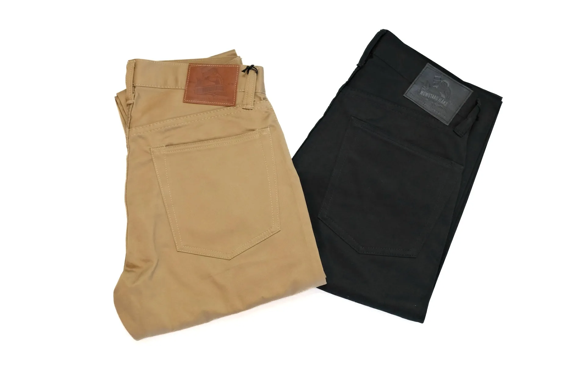 Momotaro 12.5oz Selvage Moleskin Trousers (Camel)