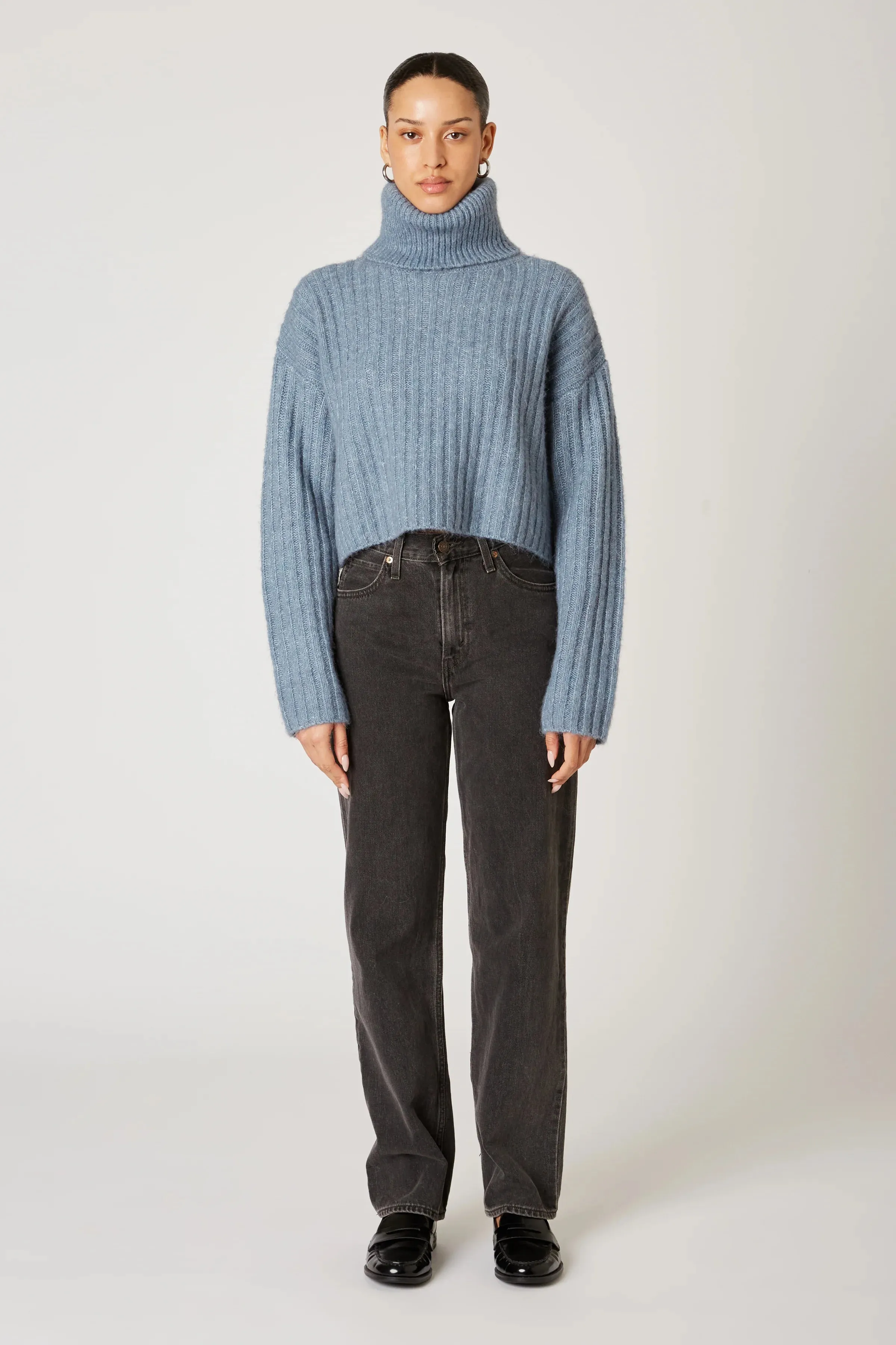 NIA Bruni Sweater Stone Blue